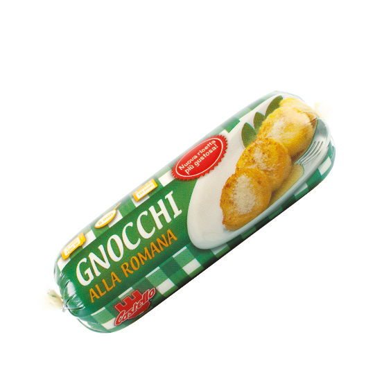 Gnocchi alla romana tradizionali formato cilindro