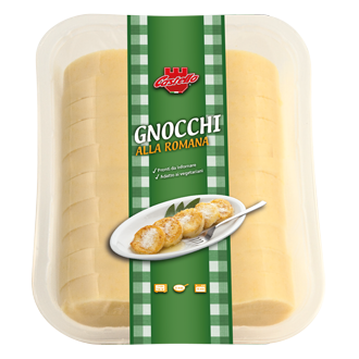 Gnocchi alla romana tradizionali formato vassoio