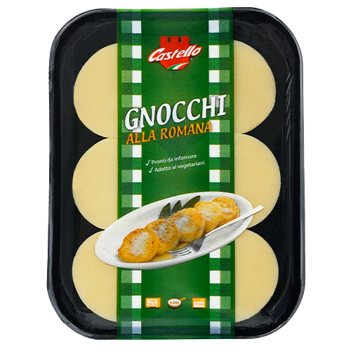 Gnocchi alla romana tradizionali formato vassoio