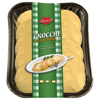 Gnocchi alla romana tradizionali formato vassoio